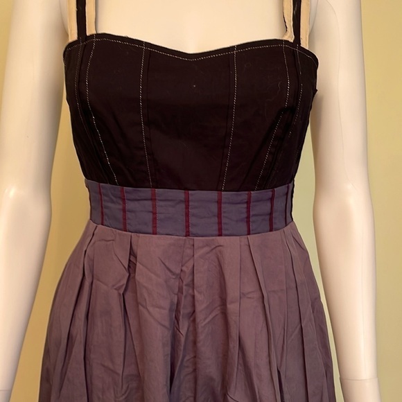 Silence+noise Urban Outfitters Fit/FlareColor Block Dress. Size Medium.P… - Picture 3 of 9